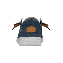 Wendy Washed Canvas - Navy 12 Wendy Washed Canvas - Navy -Heydude FW23 W 40297 410 WENDY WASHED CANVAS NAVY LEFT BACK