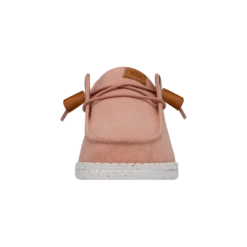 Wendy Washed Canvas - Rose Dust -Heydude FW23 W 40297 6WK WENDY WASHED CANVAS ROSE CLOUD LEFT FRONT