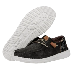 Wendy Funk Oasis - Black -Heydude FW23 W 40410 001 WENDY FUNK OASIS BLACK LEFT PAIROUTSOLE